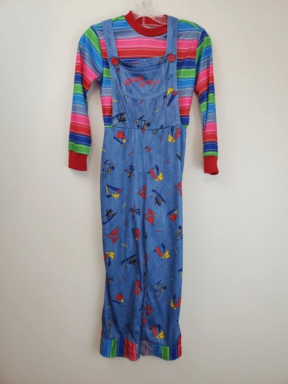 Chucky Doll Halloween Costume overalls; Spirit Halloween